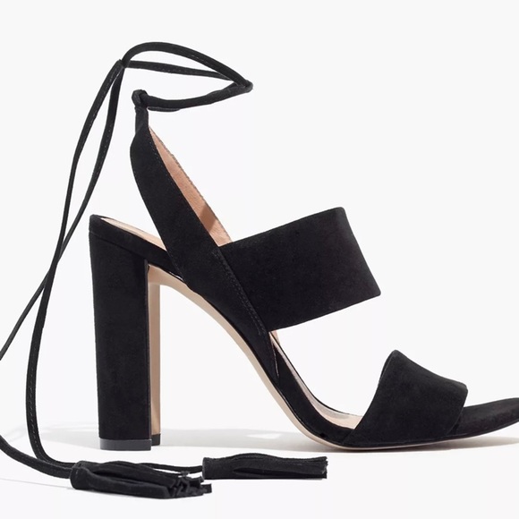 Madewell Shoes - EUC Madewell The Octavia Tassel Sandal Black 5.5